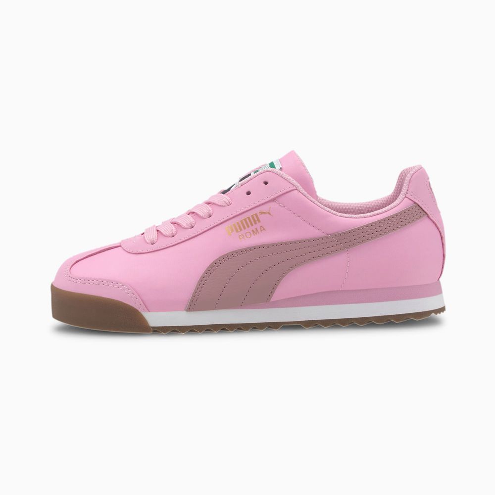 Puma Roma Basic Nyári Fiú Sportcipő - Rózsaszín ( Hungary - IUSPZ6758 )